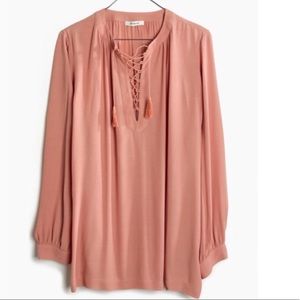 Blush Madewell blouse!